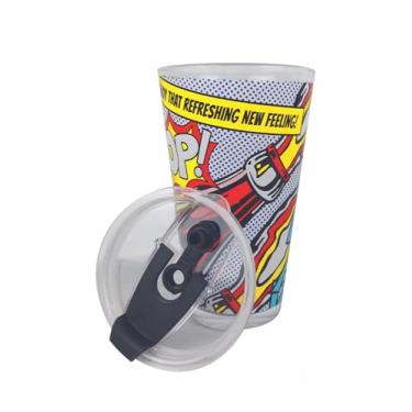 Imagem de Coca - Cola- Copo Drink de vidro com canudo FIZZ 450 ml