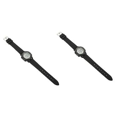 Imagem de 2 peças Relógio esportivo digital para meninos Relógio digital para atividades ao ar livre Relógios para crianças Relógios eletrônicos com luz de fundo para crianças Relógio eletrônico para estudantes