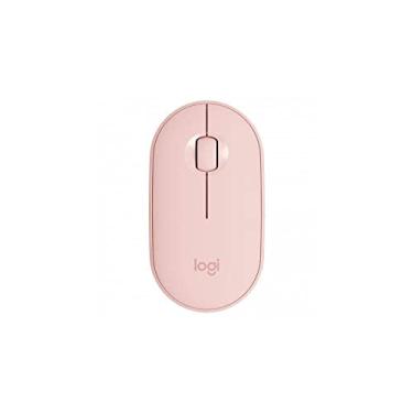 Imagem de Mouse sem fio Logitech PEBBLE i345 Rose para iPad