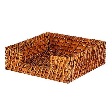 Imagem de Porta Guardanapo Kenya Natural 18cmx18cm Rattan