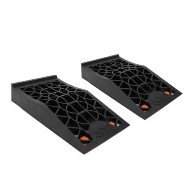 Imagem de Rampas de Serviço de Carro, Rampas de Pneus de Carga de 6 Toneladas para Carros de Chassi Baixo, Rampas de Carro de Perfil Baixo para Garagem, Rampas de Caminhão de Corrida de