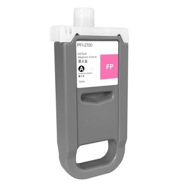 Imagem de Dikarsum Cartucho de tinta rosa fluorescente PFI-2700 para tanque de tinta Canon PFI-2700 FP compatível com impressora imagePROGRAF GP-2000 GP-4000 GP-4600S GP-6600S