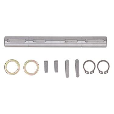 Imagem de Eixo de Saída Dupla do Redutor de Minhoca, 18 Mm de Diâmetro e 164 Mm de Comprimento Motor de Passo de Baixo Ruído de Liga de Aço Eixo de Saída Dupla, Transmissão Estável, Fácil