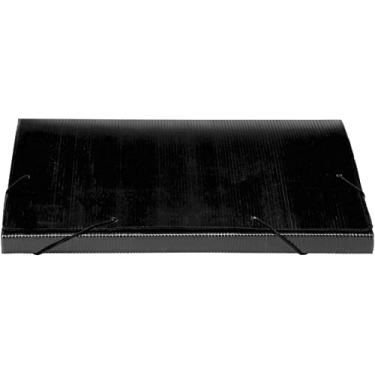 Imagem de Polibras Novaonda Pasta com Elástico, Preto, 245 x 20 x 335 mm, 10 Unidades