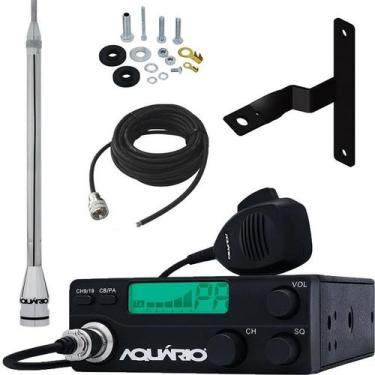 Imagem de Radio Px 40 Canais Rp-40 Antena Marinox 2,70 Metros Alongador 60cm Cab