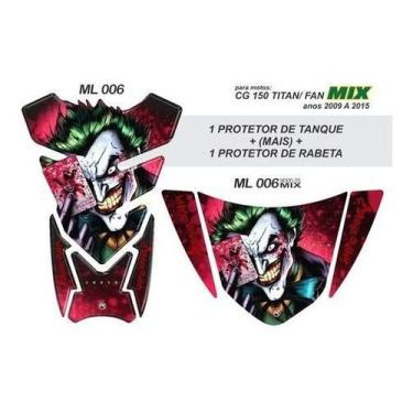Imagem de Adesivo Protetor D Tanque E Rabeta Joker Cg150 Titan Fan Mix - Resitan