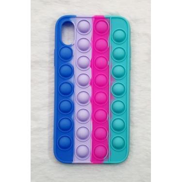 Imagem de Capa Case Capinha Silicone Bolha Iphone XR 6.1 Anti Stress Pop It - ou