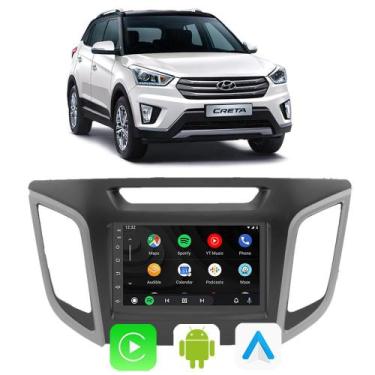 Imagem de Kit Multimidia Creta 2016 2017 2018 2019 2020 2021 7" Pol Android-Auto