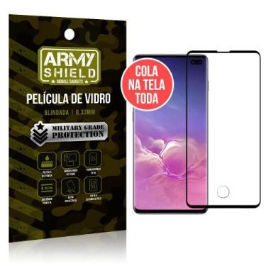 Imagem de Película de Vidro Elite Cola na Tela Toda Samsung Galaxy S10 Plus - Ar