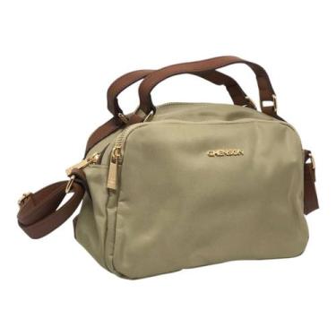 Imagem de Bolsa Feminina Transversal Clássica Versátil Chenson, Bege, UN