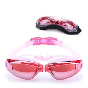 Imagem de Kit Óculos Natação Profissional Lentes Transparentes Estojo - Hero Ban