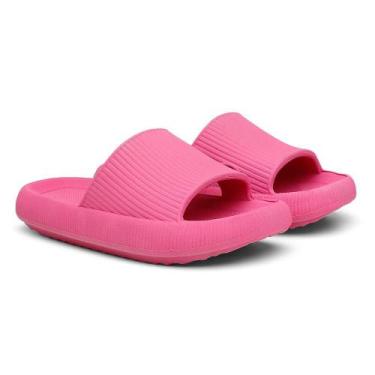 Imagem de Chinelo Nuvem Feminino Slide Conforto Moderno - Valentina K, 38, Pink