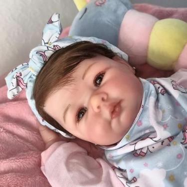 Imagem de Bebe Reborn Menina Realista Pronta Entrega Com Enxoval - Mundo Azul e 