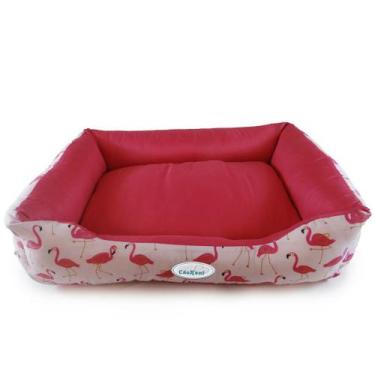 Imagem de Cama Pet Basic Flamingo Pink com Zíper - Grande (75cm x 60cm) - DOURAD