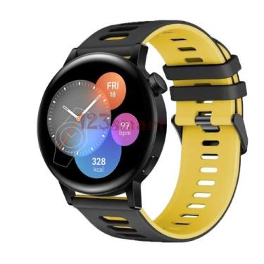 Imagem de Pulseira de Silicone Esportiva para GT3 42mm e GT3 46mm - 123Smart, Pr