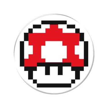 Imagem de Adesivo Decorativo em relevo fácil aplicação COGUMELO MARIO BROSS - Co