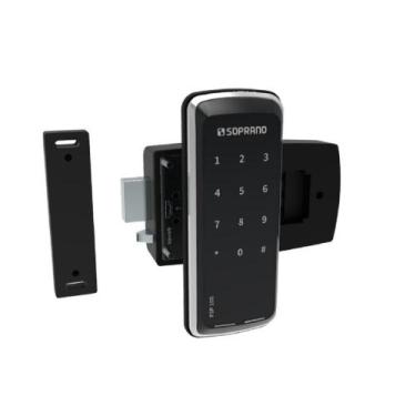 Imagem de Fechadura Eletrônica Smart Digital De Sobrepor Fsp100 Senha - Soprano,