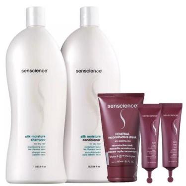 Imagem de Senscience Silk Moisture Duo 1L Renewal Mask 150ml e CPR Tratamento Re