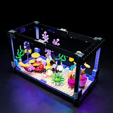 Imagem de Lighting Kit for 31122 Creator Fish Tank Building Decor, Decoration LED Lights for Lego 31122 Building Blocks Model (Not Include The Lego Set)