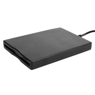 Imagem de Locadence Leitor de disquete, unidade de disquete externa ultrafina removível de 8,5 cm, unidade USB FDD portátil Plug and Play, unidade de disquete externa para desktops e laptops