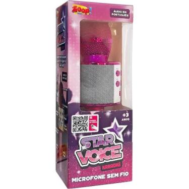 Imagem de Microfone star voice karaoke rosa zoop, ., UN