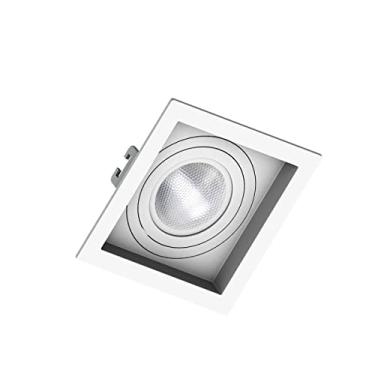 Imagem de SPOT EMBUTIR PAR 20 QUADRADO TERMOPLASTICO RECUADO BRANCO SAVE ENERGY