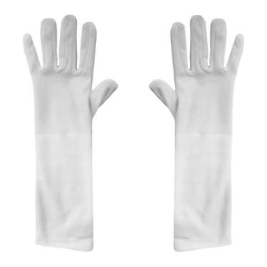 Imagem de Luva Longa para Fantasias - 40cm - Extra Festas, Branco
