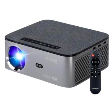 Imagem de Projetor Multimídia 4K 700 Lúmens Full HD Android Wi-Fi Bluetooth 5.0 Alto-falantes Integrados (Cinza)