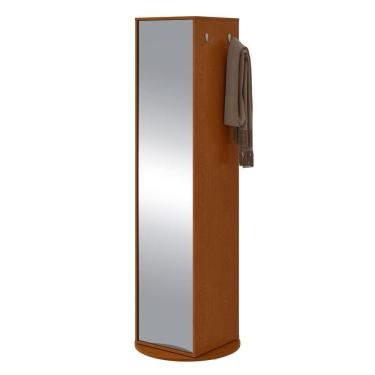 Imagem de Sapateira Esthela Com Espelho E Base Giratória Móveis Lopas Frassino