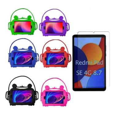 Imagem de Capa Silicone Infantil Compativel Com Tablet Redmi Se 8.7 Polegadas + 