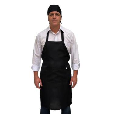 Imagem de Avental E Touca Bares Restaurante Pizzaria Food Truck 5 kits - Armarin