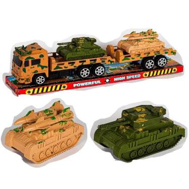 Imagem de Caminhão militar camuflado tanque blindado veículo guerra exército - E