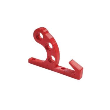 Imagem de Kit 3 Suportes De Parede Para Capacetes Com Gancho - 3D Art, Vermelho