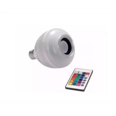 Imagem de Lâmpada Led Bluetooth Musical Caixa Som E27 Bivolt - Good Shoop