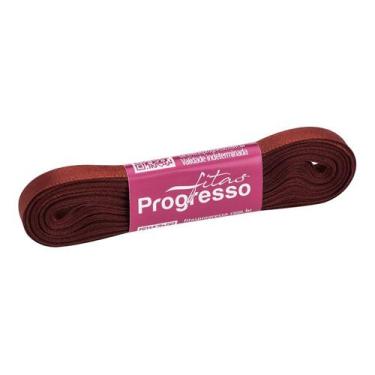 Imagem de Fita de Cetim 7mm nº1 - 10m Cor 1383 Terra - 1 unidade - Fitas Progres