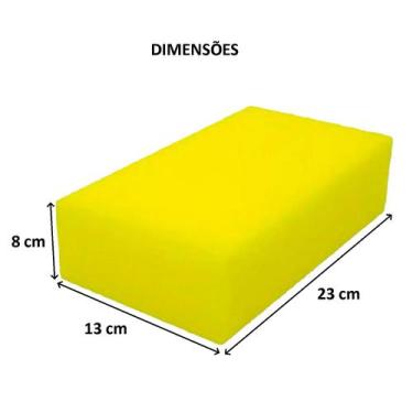 Imagem de 2 Bloco Espuma Amarela Acabamento Piso Azulejo Reboco - Cortag