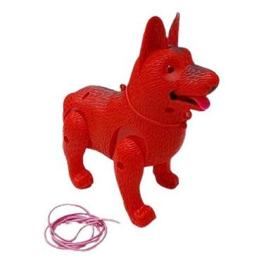 Imagem de Lobinho Cachorro Late Anda Acende Luz Cachorrinho - Romã Atacado, Verm
