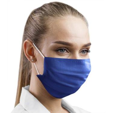 Imagem de Máscara de Proteção Respiratória Tecido Lavável Azul Artipé - Artipe