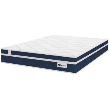 Imagem de Colchão Casal Plumatex Colchões de Molas Ensacadas 22x138x188cm Alfa M