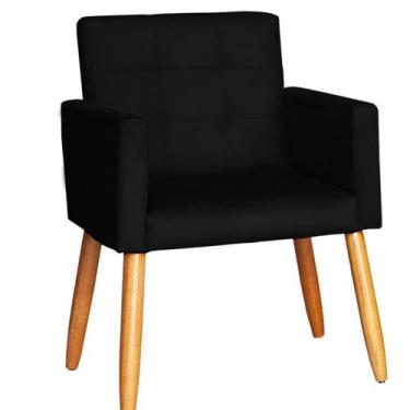 Imagem de Poltrona Decorativa Cadeira Escritório Recepção Sala de estar  - MOBLA