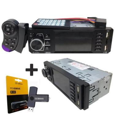 Imagem de Central Multimídia Bluetooth Rádio Som Automotivo + Pendrive 8gb - KNU