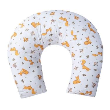 Imagem de Almofada De Amamentação Baby Percal 200 Fios Algodão - Raposinha