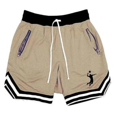 Imagem de Calções de Basquete Masculinos - Confortáveis e Estilosos para o Verão