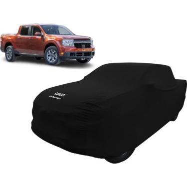 Imagem de Capa Automotiva Picape Ford Maverick Tecido Cor Preta - Mz, Preta