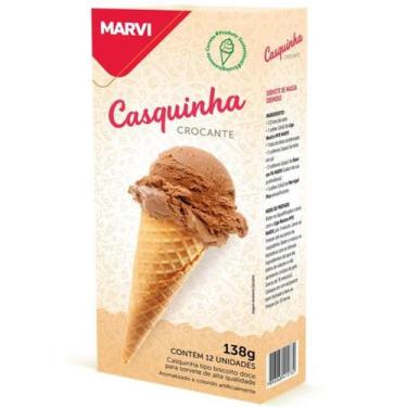 Imagem de Casquinha sorvete baunilha 138g - marvi - MARVI ALIMENTOS