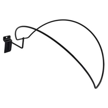 Imagem de Kit com 10 Suporte De Boné Para Painel Canaletado Preto - Bedetti, Pre