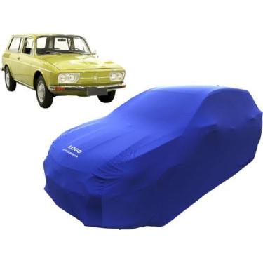 Imagem de Capa Para Cobrir Carro Volkswagen Variant Tecido Helanca - Mz, Azul