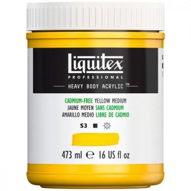 Imagem de Tinta Acrílica 890 Cadmium Free Yellow Liquitex Heavy Body 473ml