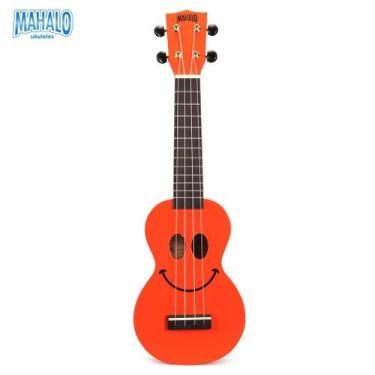 Imagem de Ukulele soprano serie smile - laranja - MAHALO