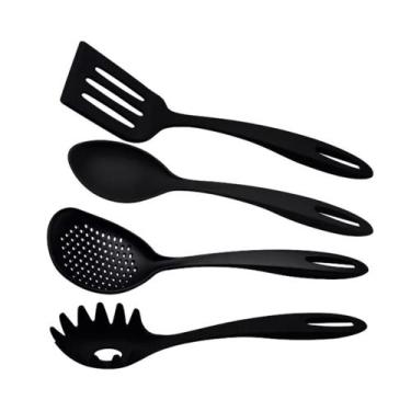 Imagem de Jogo Utensílios de Cozinha 4 Peças Nylon Preto Tramontina
